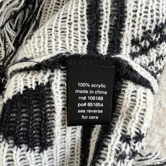 Full Tilt Size S Aztec cardigan fringe sweater - Picture 5 of 6